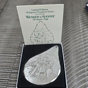 Wendell August Silver Religious Ornament